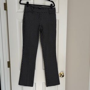 Express Black and White Columnist Pants